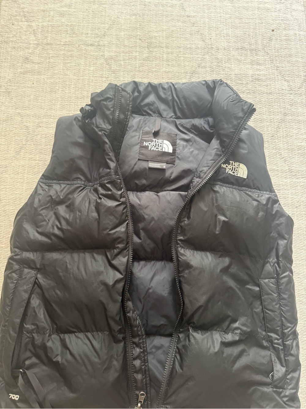The North Face Black Quilted Down Vest